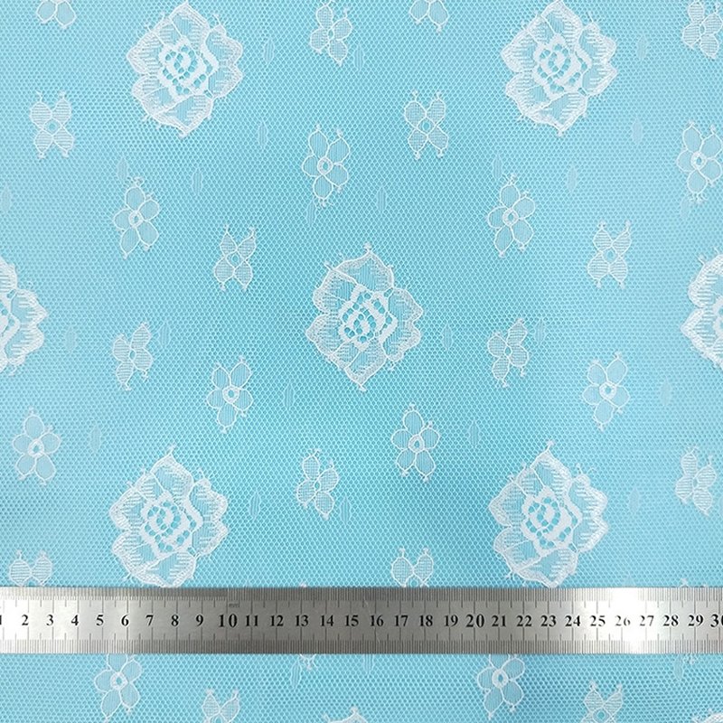 Lace Fabric Dress Cutwork Polyester for Women's Wear Wholesale Supplie 6